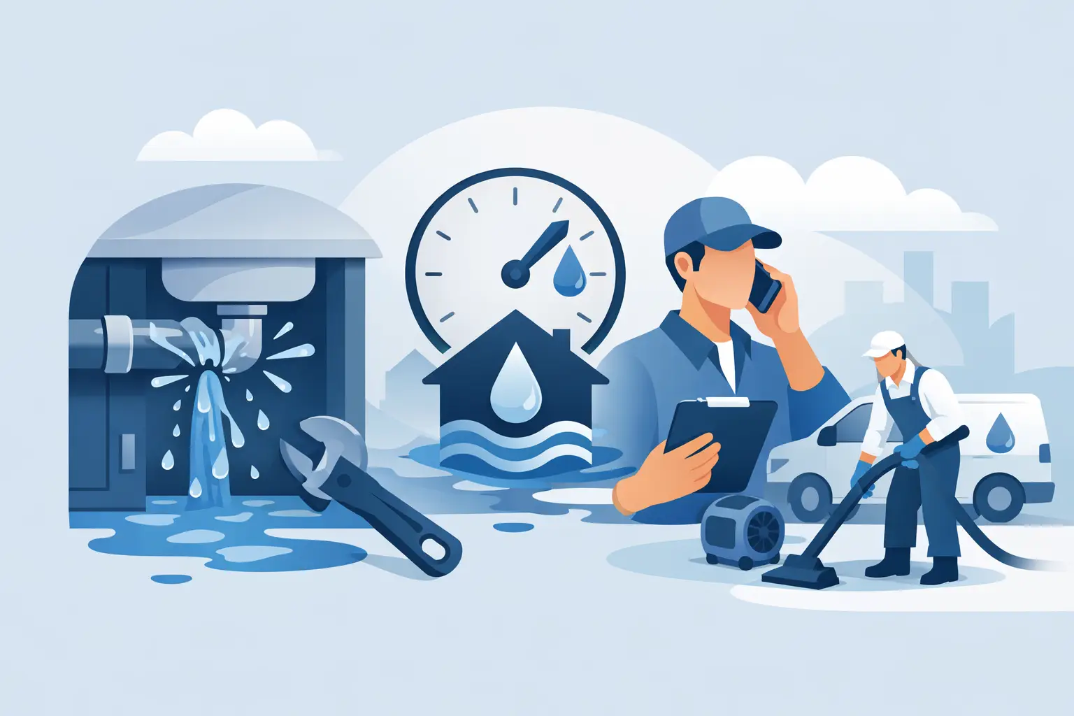 What to Do After a Burst Pipe: First 24 Hours