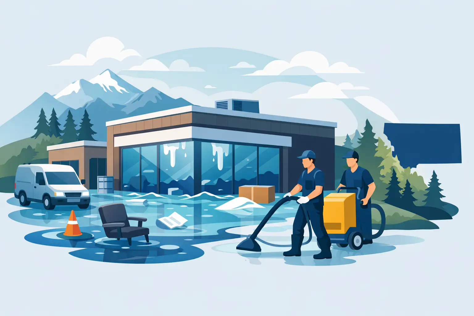 Commercial Water Damage Cleanup Montana