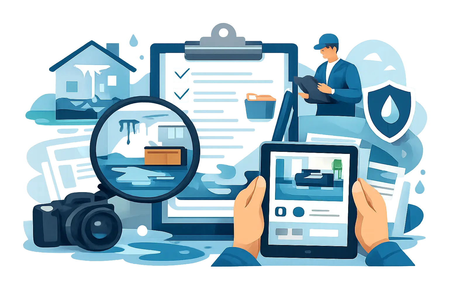 Insurance Claim Documentation for Water Damage