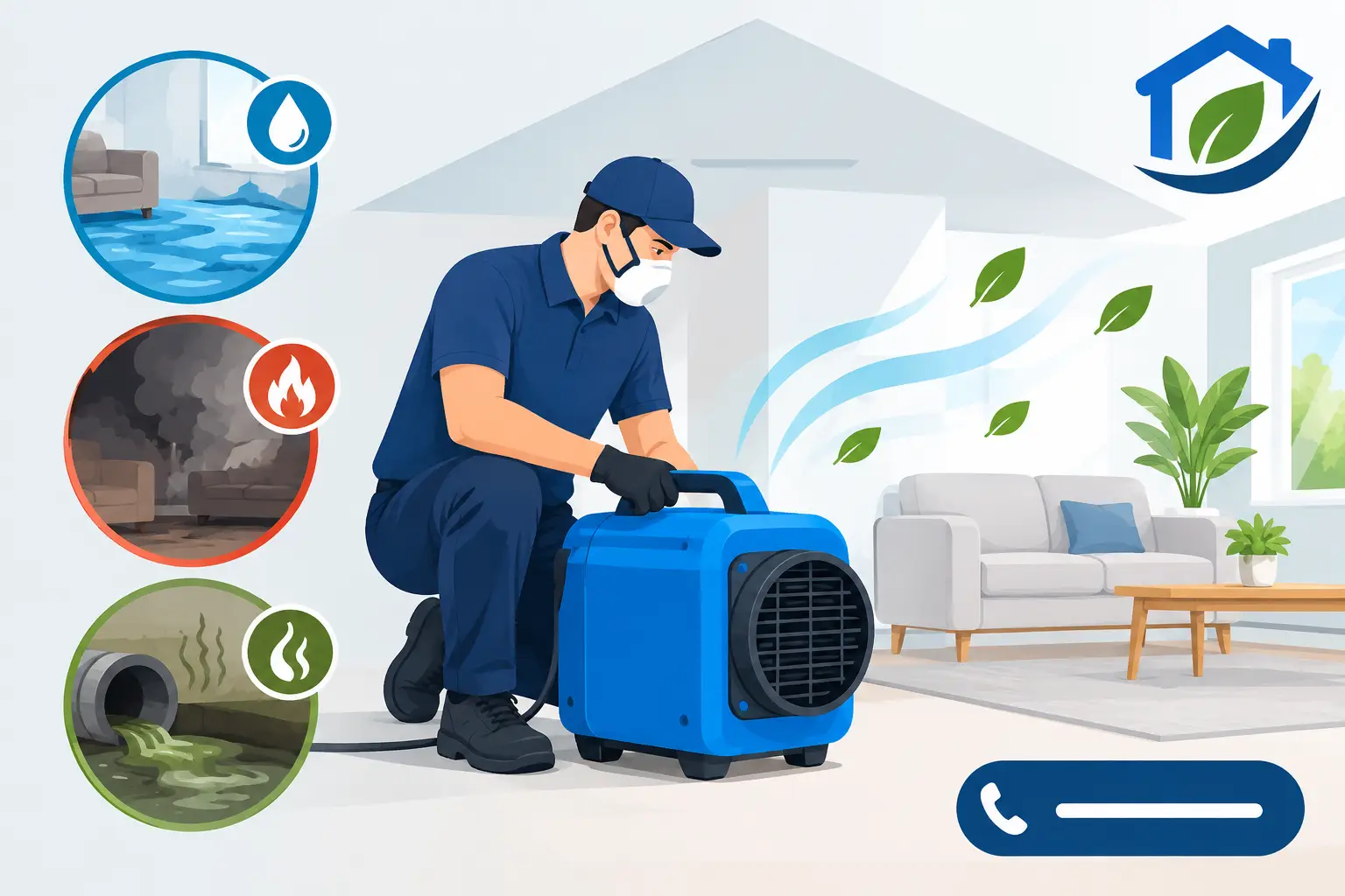 Odor Removal After Water, Smoke, and Sewage