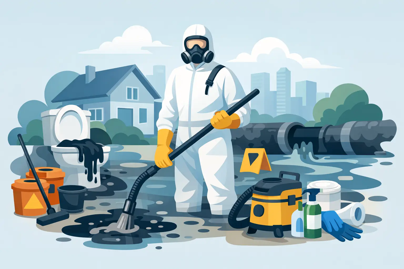 Sewage Exposure Cleanup: What to Do First